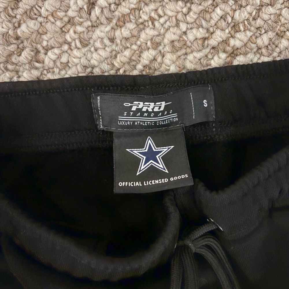 NEW Pro Standard NFL Dallas Cowboys Triple Black Womens Sweatpants Joggers Small - Picture 3 of 7